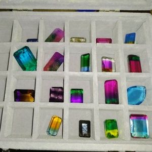 Colorful candy bi color tri color Gemstone…